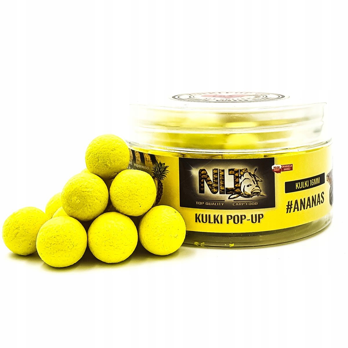 NLT FOOD - Kulki POP-UP #ANANAS 16mm 80g Rodzaj kulki pływające