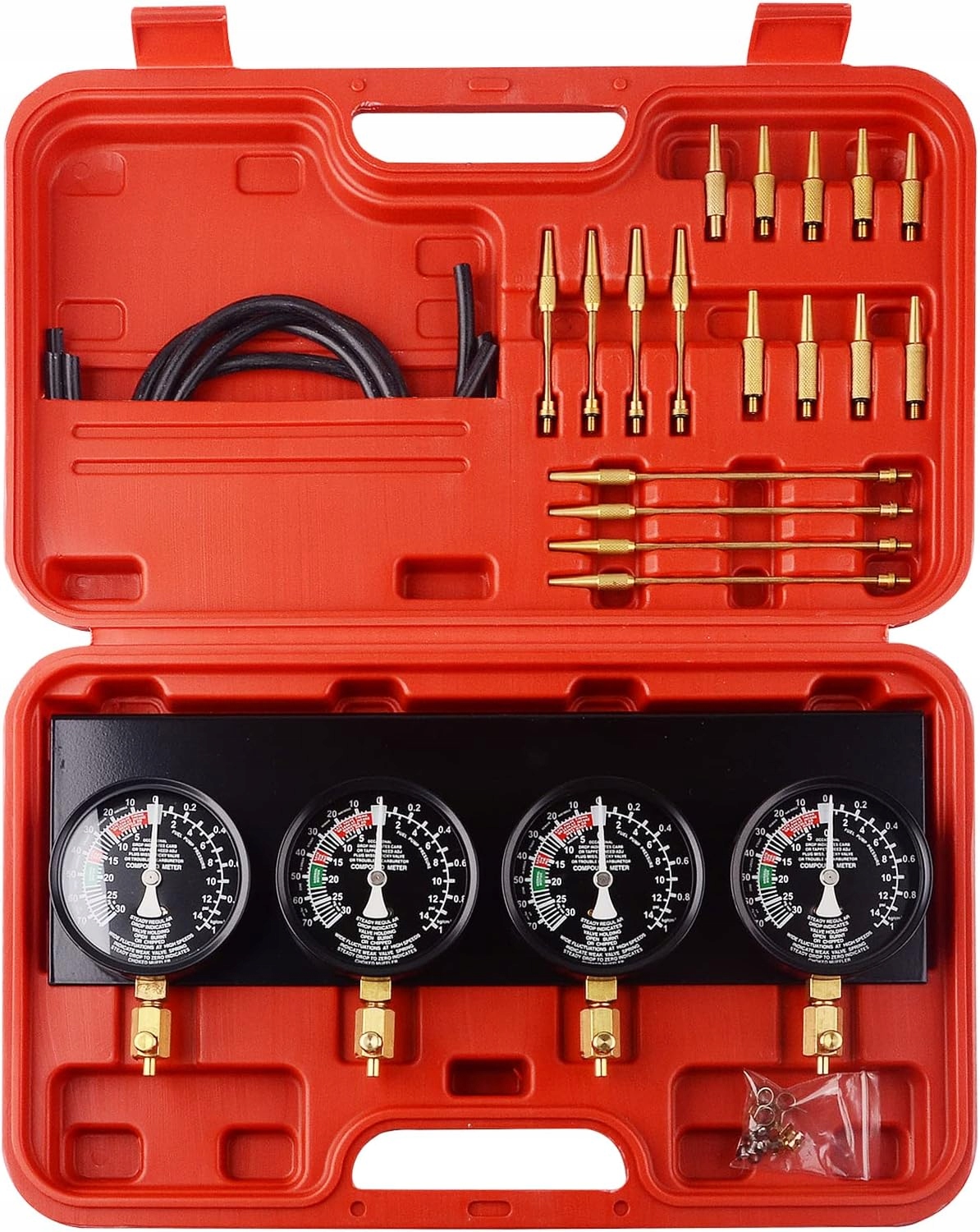 Vakuometr 0-70 Cm/hg Odolný vůči korozi, nástroj pro synchronizaci karburátoru