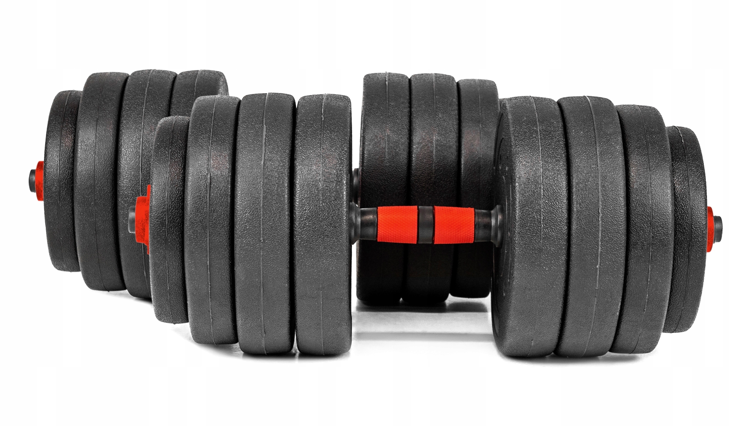 HANTLE REGULOWANE INPOWER 2 x 20 KG + SZTANGA = ZESTAW HANTLI 40 KG Waga 2x 20 kg