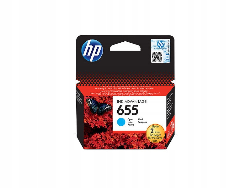 

Tusz Hp 655 Błękitny 9 ml CZ110AE