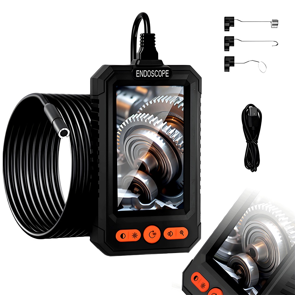 Dílenská Inspekční Kamera Endoskop Pro Trubky Motoru Full Hd Ips Usb-c 5 M