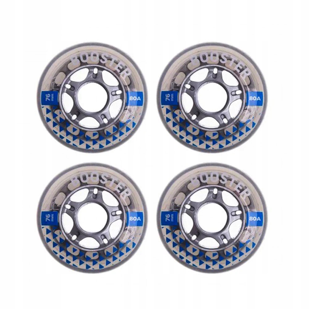Kolečka pro kolečkové brusle K2 Booster 76 mm 80A 4 ks