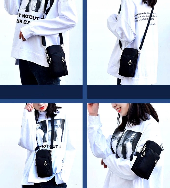 Kopertówka Torebka na telefon ramię portfel Etui Styl miejski