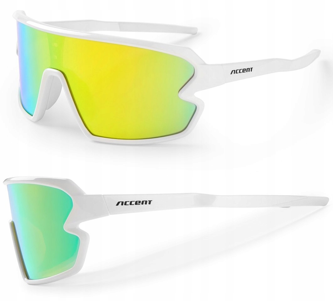 Cyklistické brýle Accent Draft Bílé