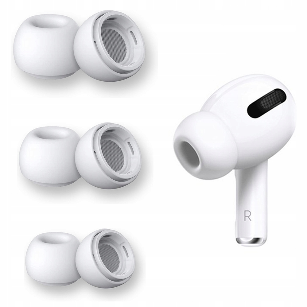 

Gumki Douszne Do Apple Airpods Pro S M L