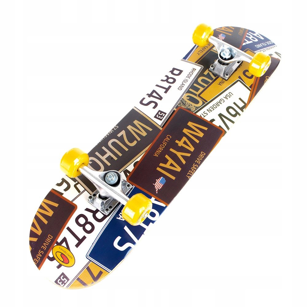 

Deskorolka Kompletna License Plates 78 ABEC-5