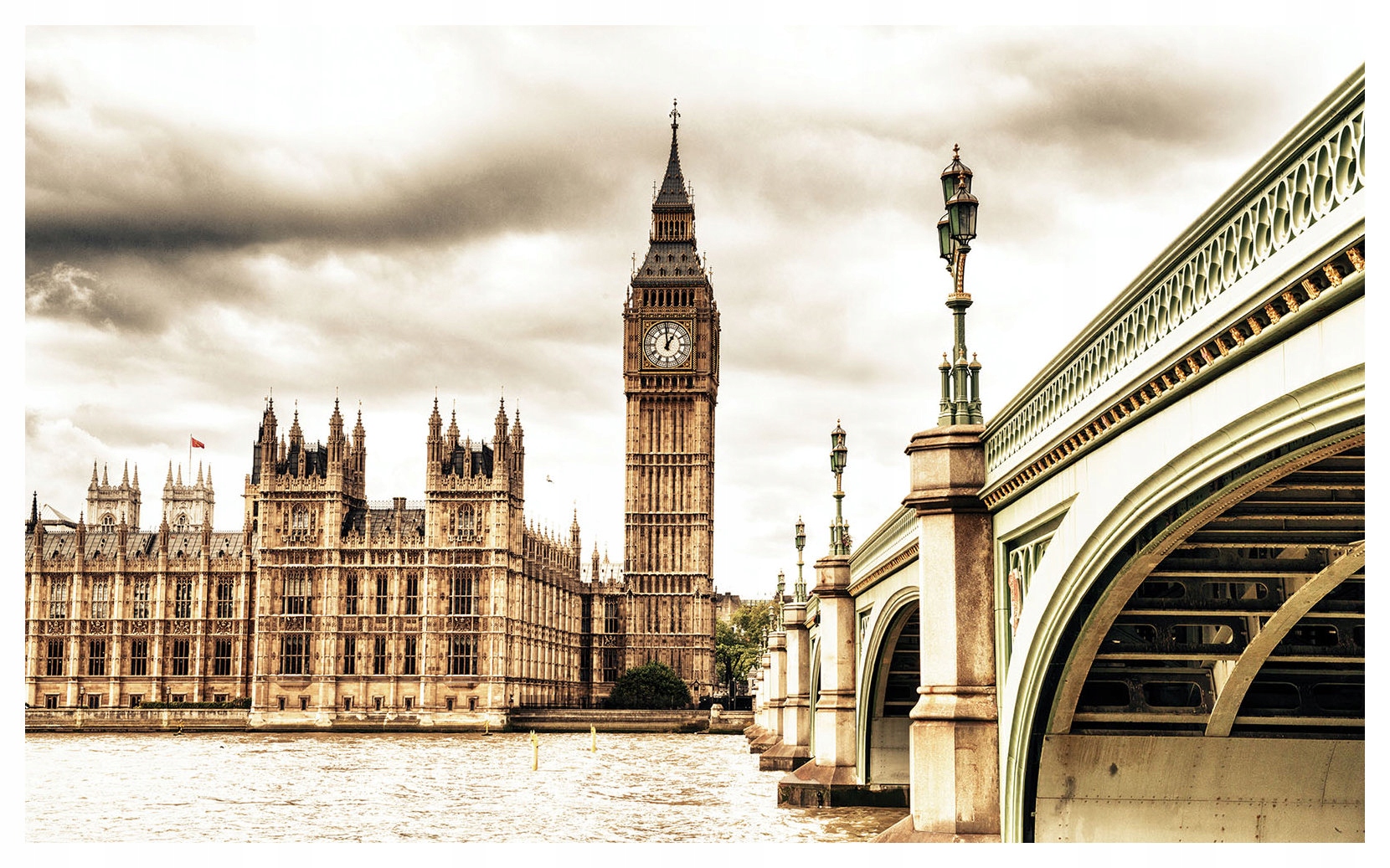 Fototapeta Big Ben a gotický parlament Londýn elegance 208x146 lepidlo