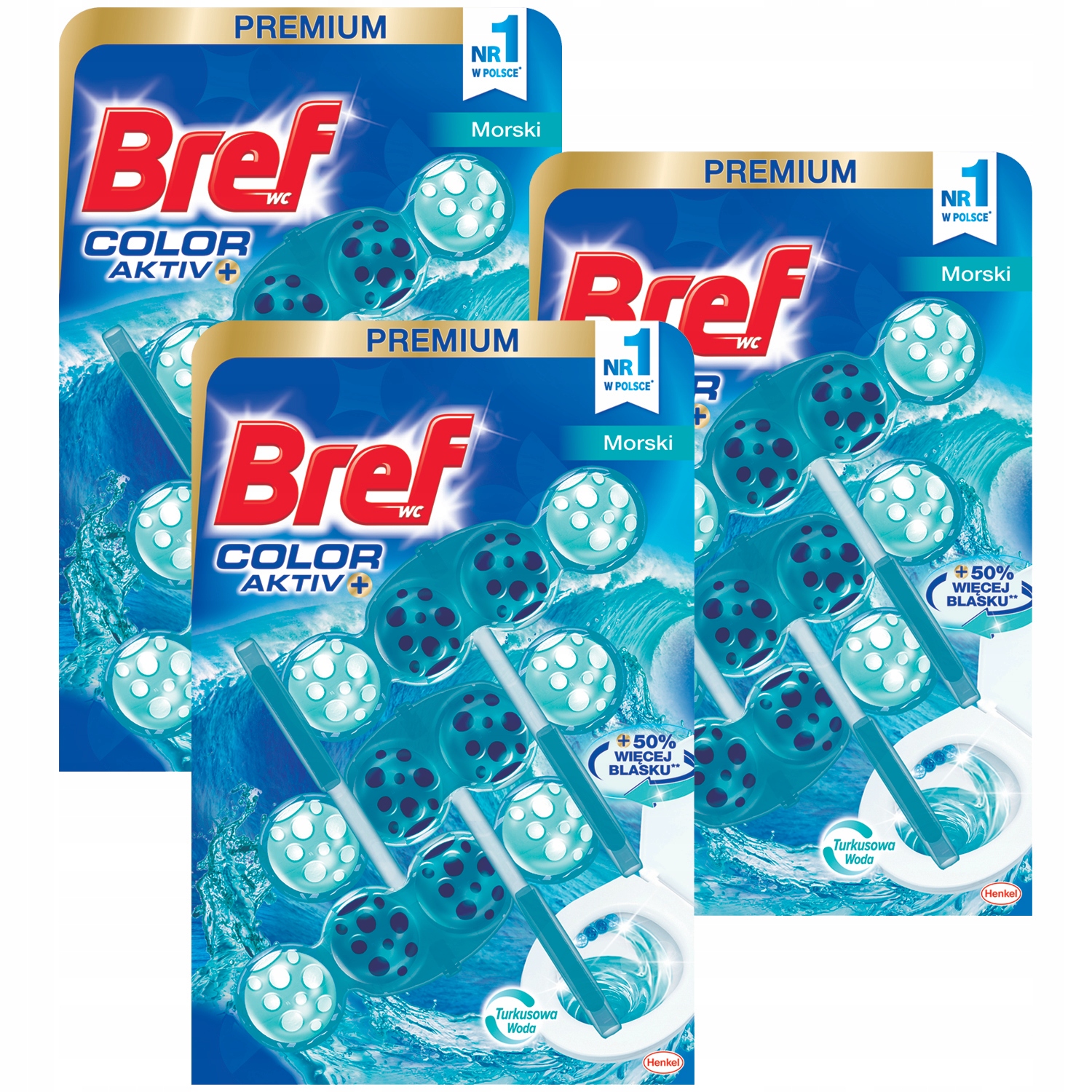 

Bref Color Active Zawieszka Wc Ocean Morski 9x50g