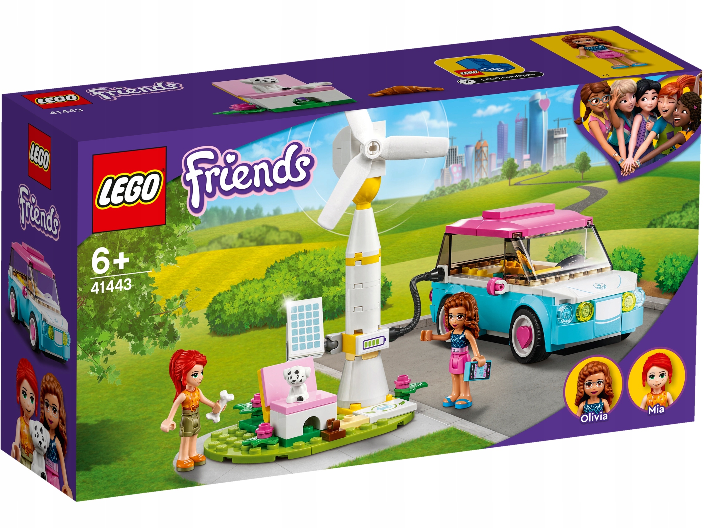 Lego Friends Elektrické Auto Olivii 41443