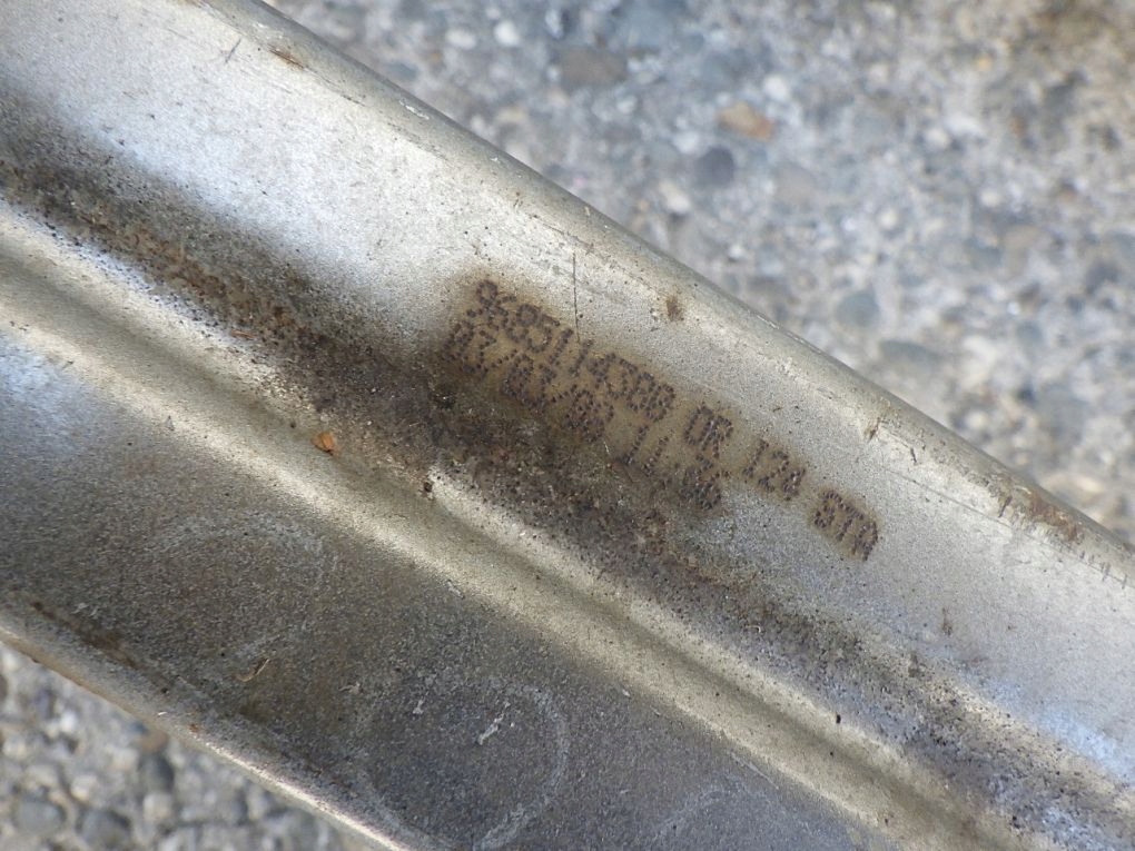 PEUGEOT 207 CC CABRIO 06- bumper support rear part