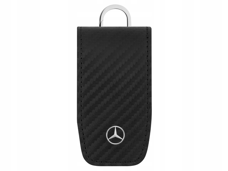 KLUCZYK MERCEDES-BENZ ETUI SKÓRZANE CARBON