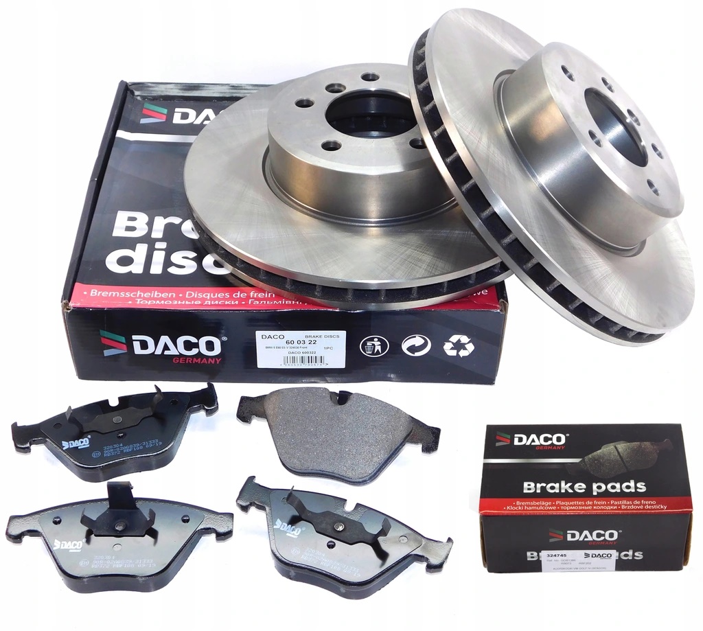 600322 - Диски + колодки пд BMW 5 E60 E61 324MM