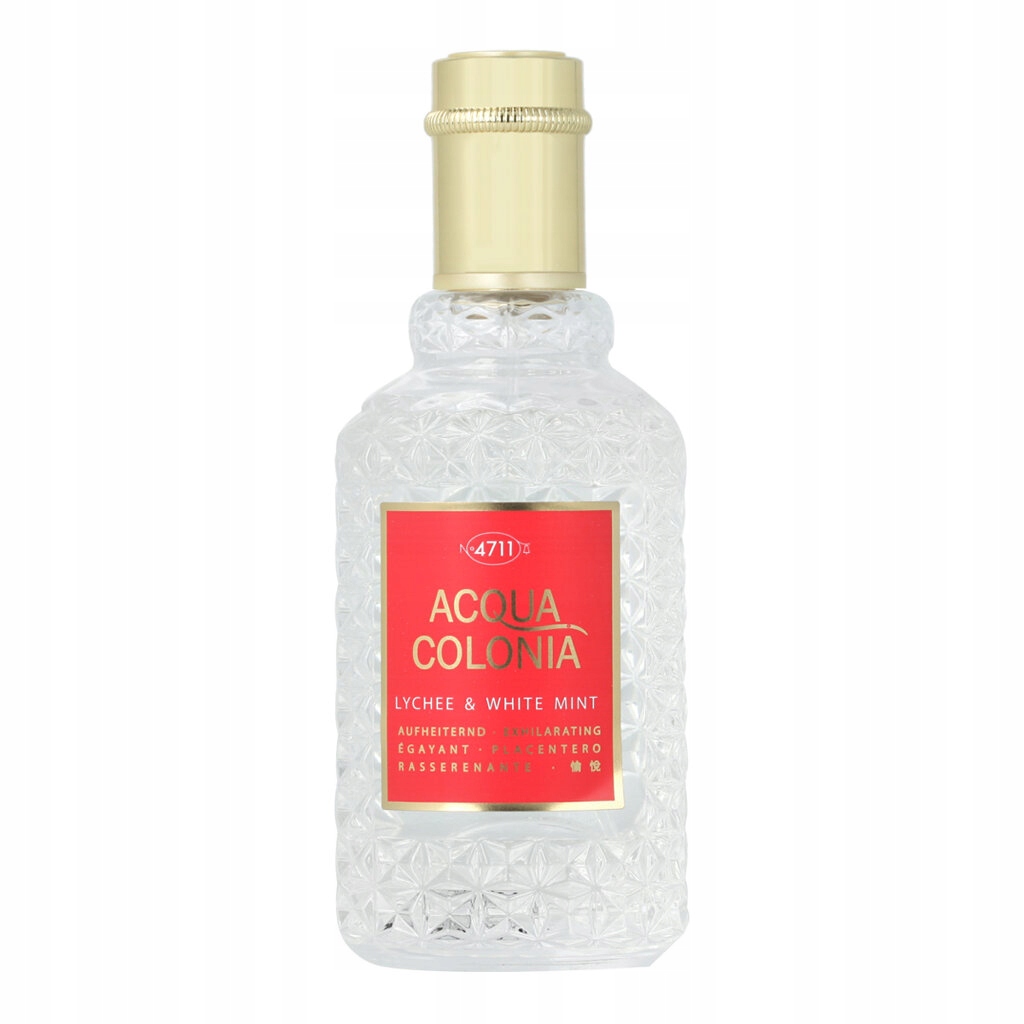 4711 Acqua Colonia Lychee & White Mint Edc 50 ml Unisex