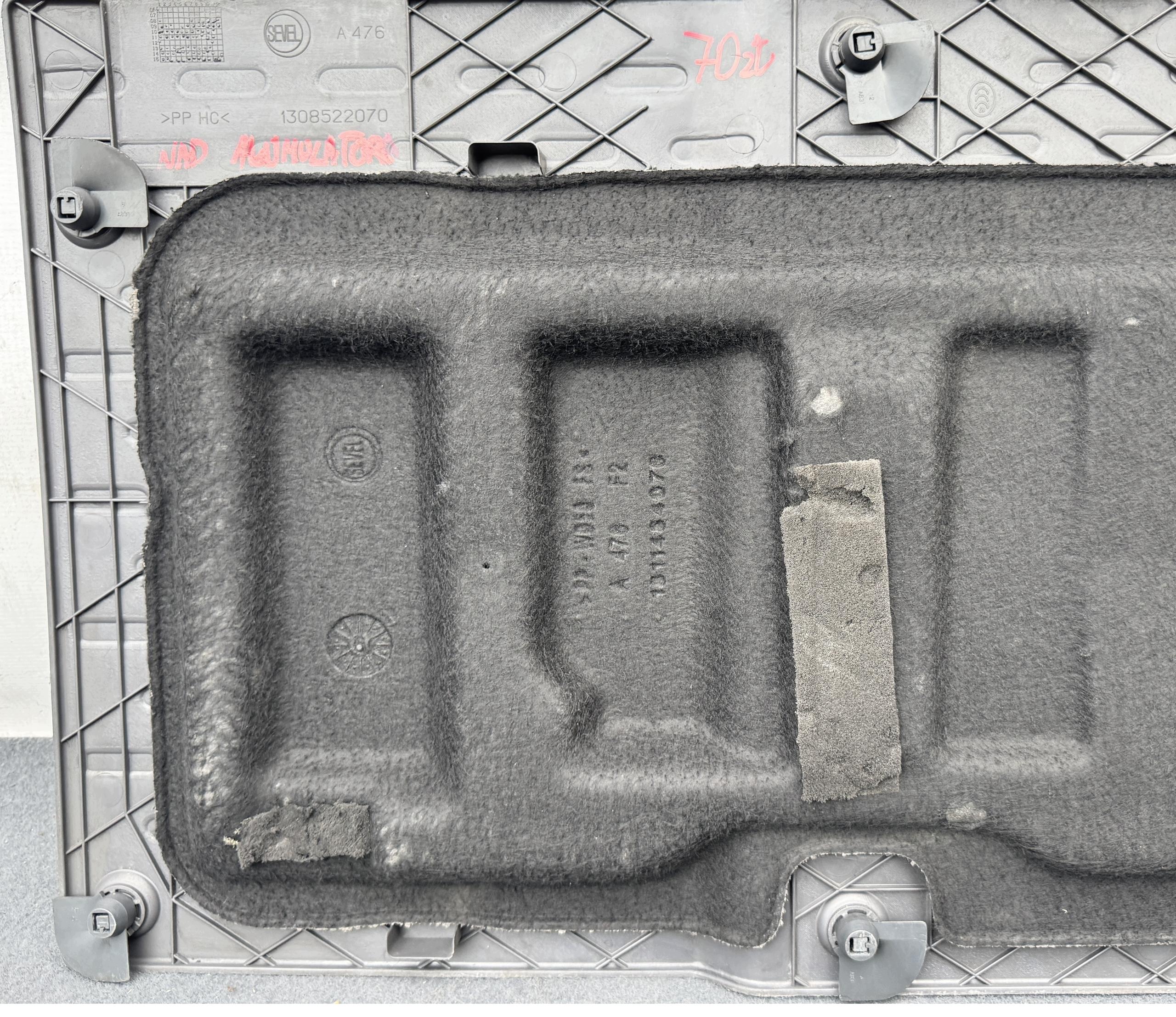 DUCATO BOXER JUMPER 06- cover cap NAD battery grey 1308522070