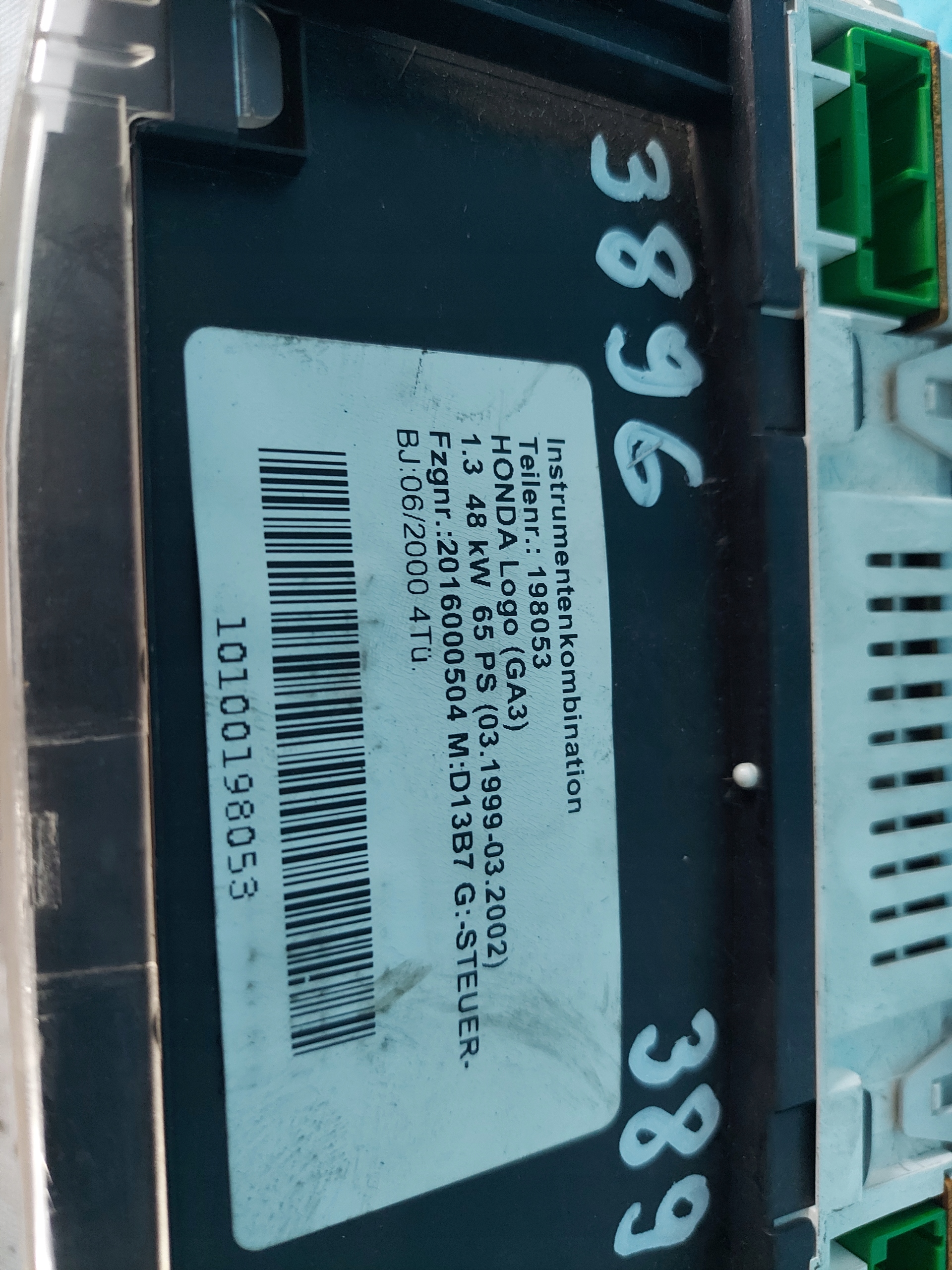 dials clock HONDA LOGO GA3 1.3 B AUTOMAT HR-0274-104