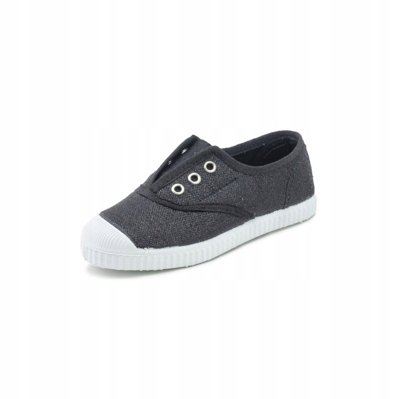 Tenisówki brokatowe czarne buty trampki młodzieżowe Cienta 70-013-01 r38 38