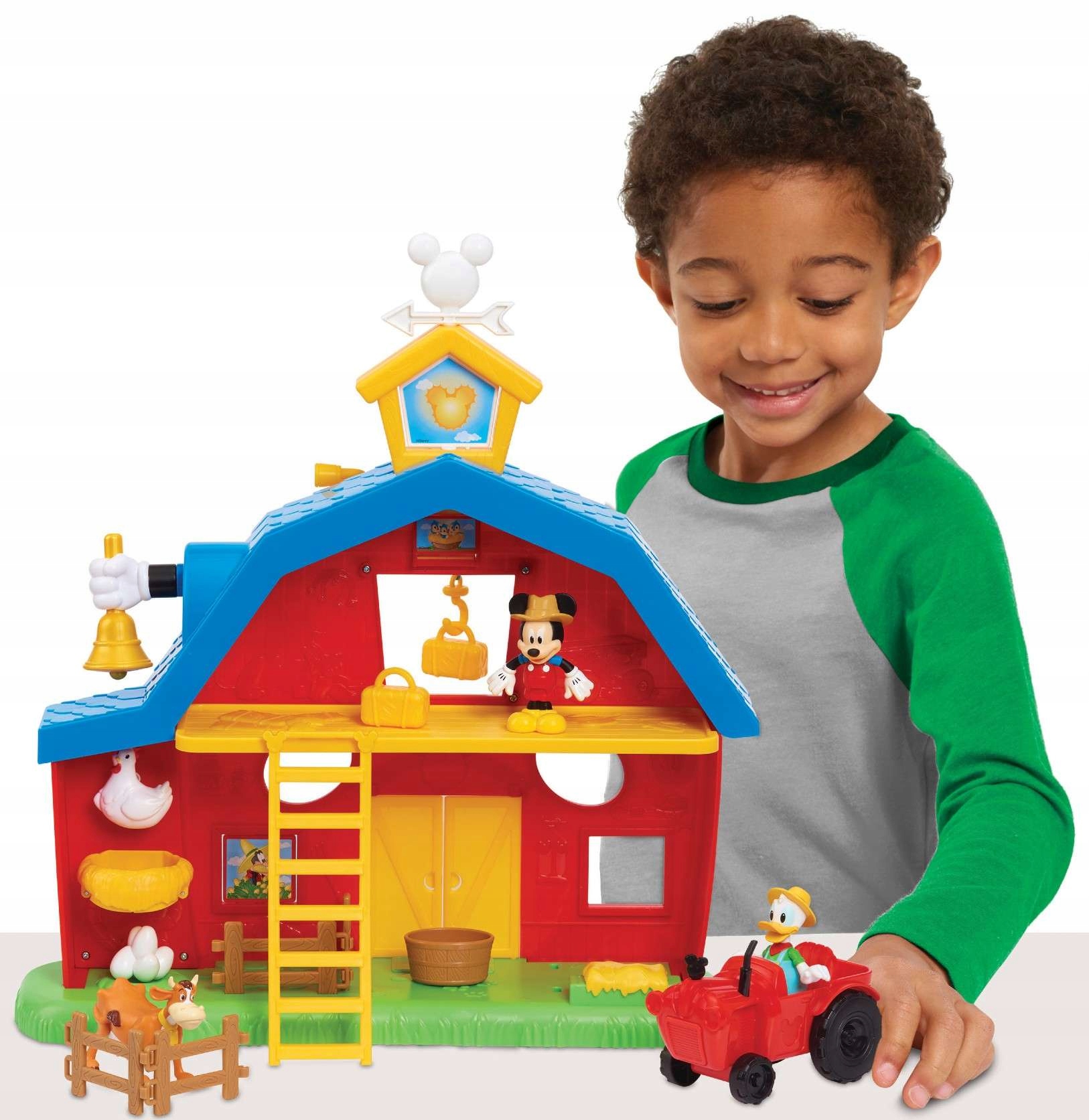

Myszka Mickey Miki Duży Zestaw Farma Wieś Figurki