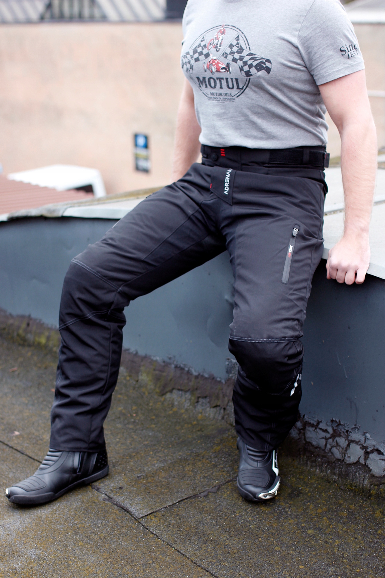 SPODNIE MOTOCYKLOWE ADRENALINE SOLDIER czarne Producent Adrenaline