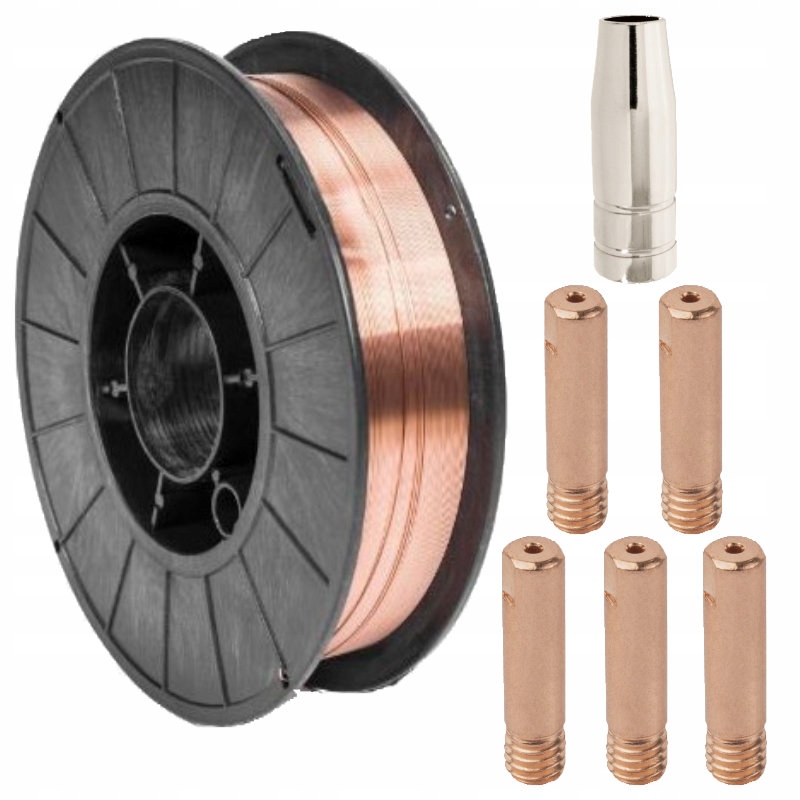 

Drut spawalniczy do Migomat SG2 0,8 mm 5kg-zestaw
