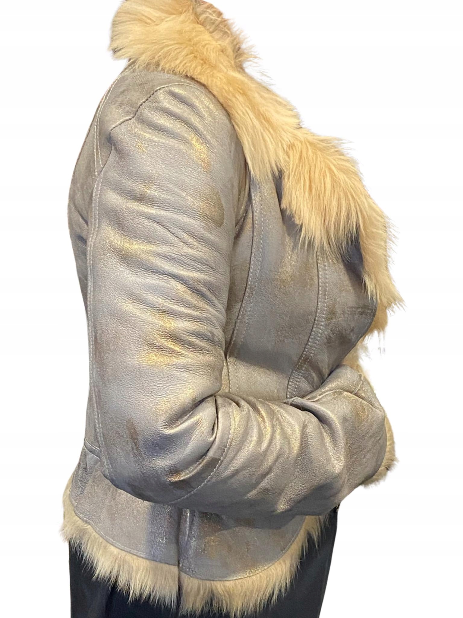 KOŻUCH WŁOSKI MADE IN ITALY ROZMIAR S