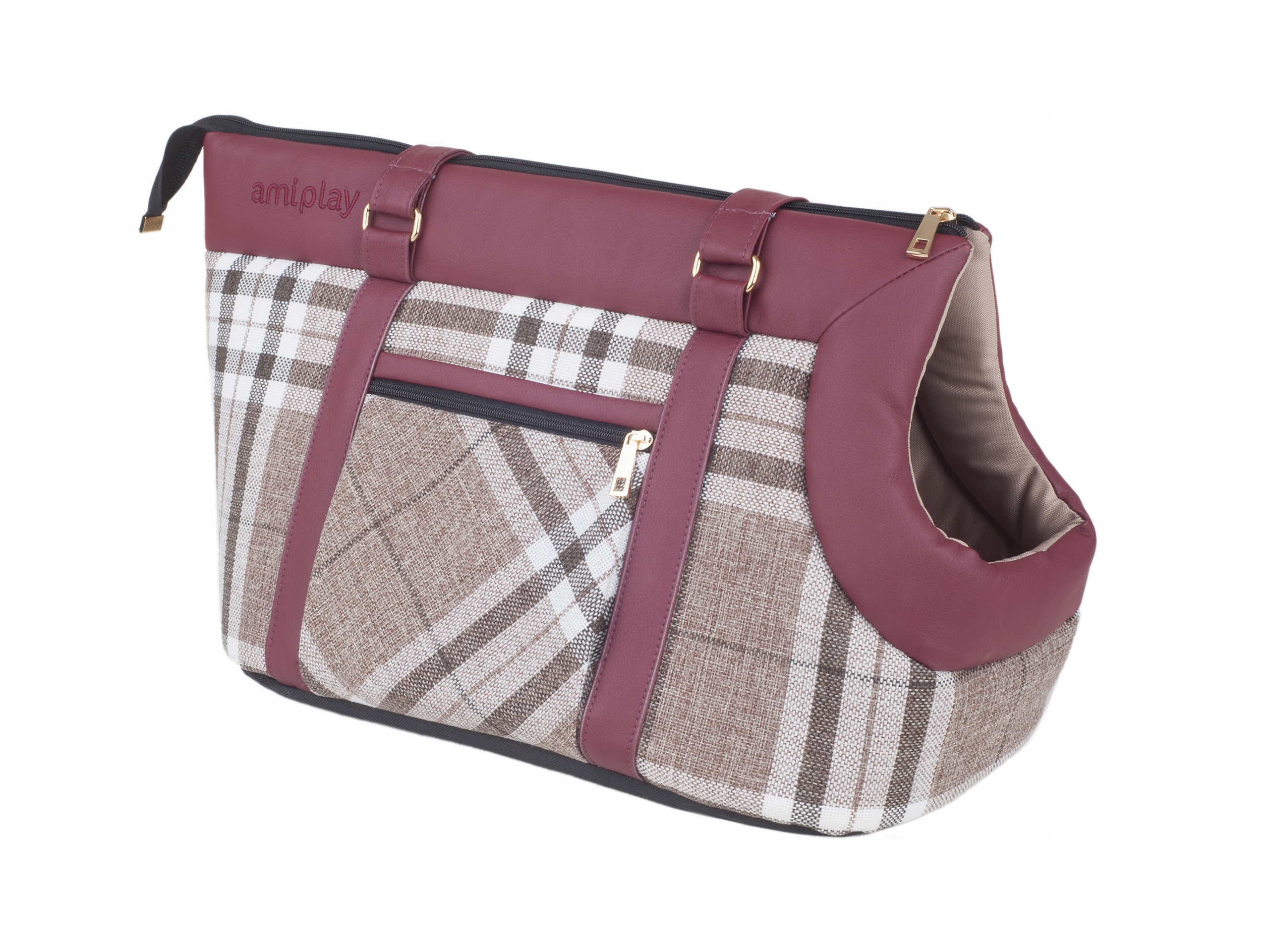 Levně Amiplay Přepravní Taška Kent S Bordó