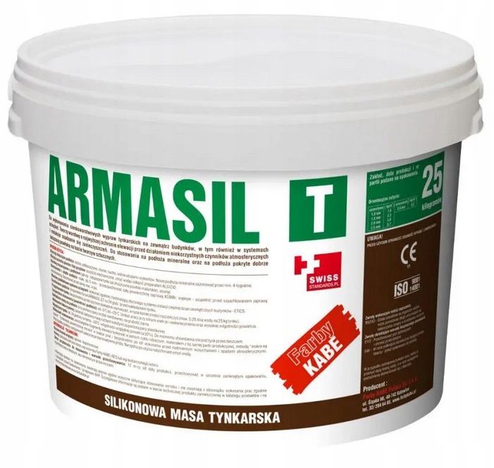 

Kabe Armasil Tynk Silikonowy 2MM 25KG