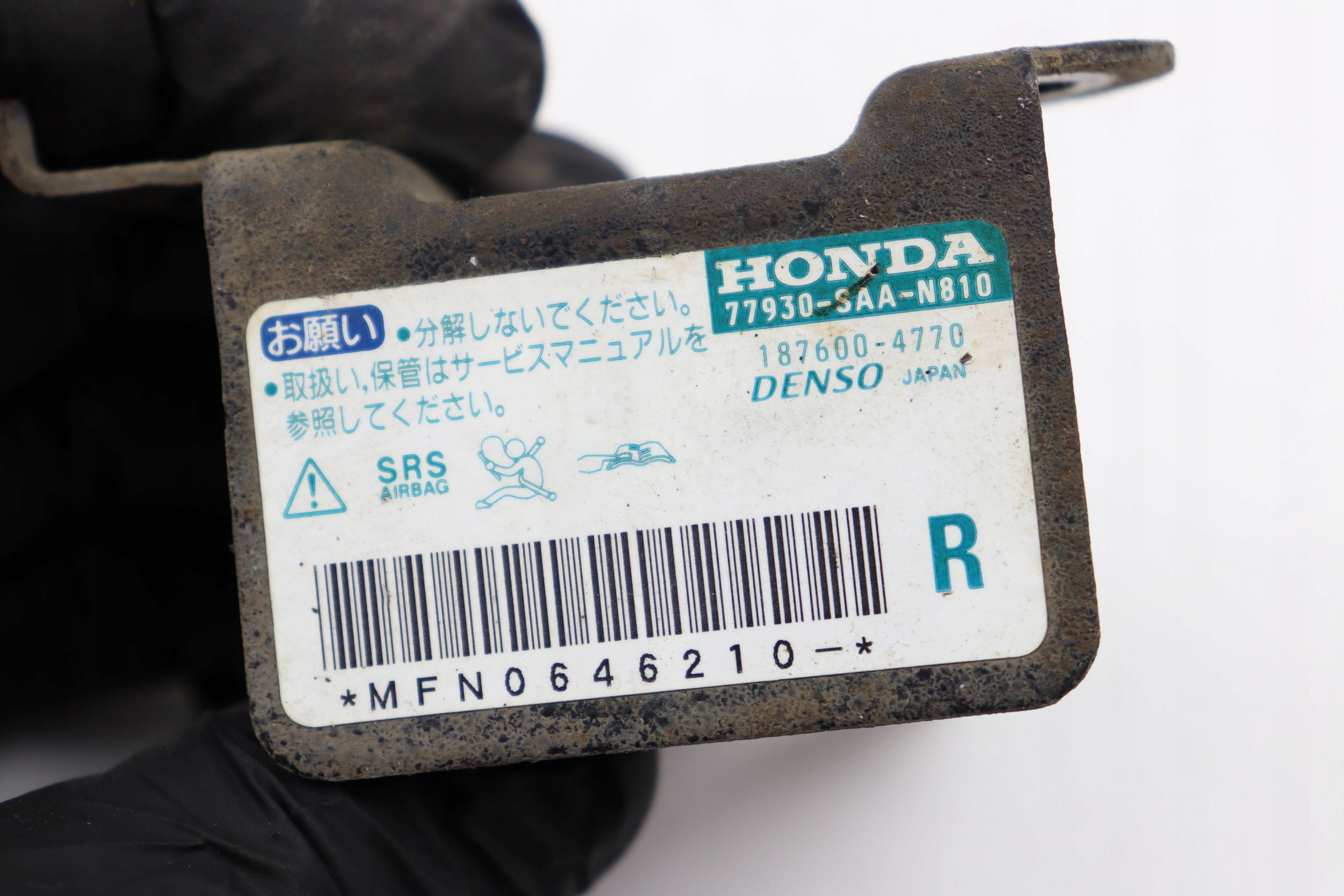 HONDA JAZZ II 2 Crashsensor Drucksensor 77930-SAA-N810 187600-4770