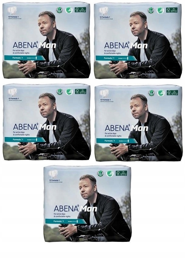 

Abena Man Wkładki dla mężczyzn1 15szt. x 5 op