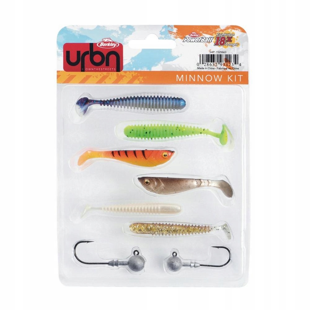 Berkley Zestaw Przynęt Urbn Minnow Kit
