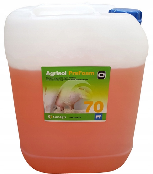 

Agrisol Prefoam 70 Piana Płyn Do Mycia Wymion 20KG