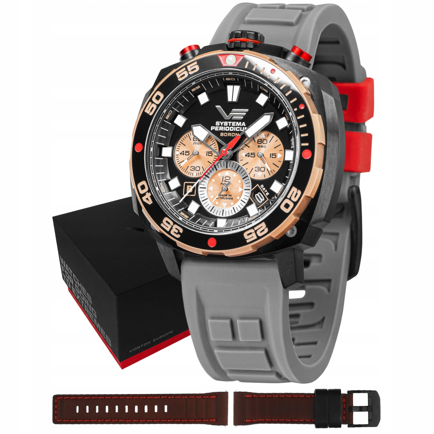 Pánské Hodinky Vostok Europe VK67-650E721S šedé