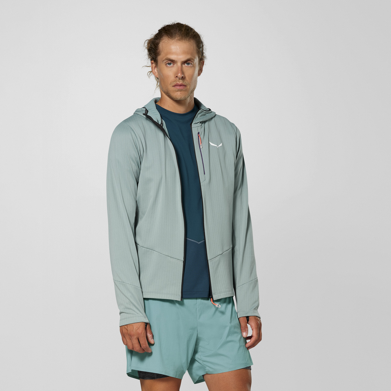 Salewa Technická Pánská Mikina Pedroc Hybrid 8260 Willow L