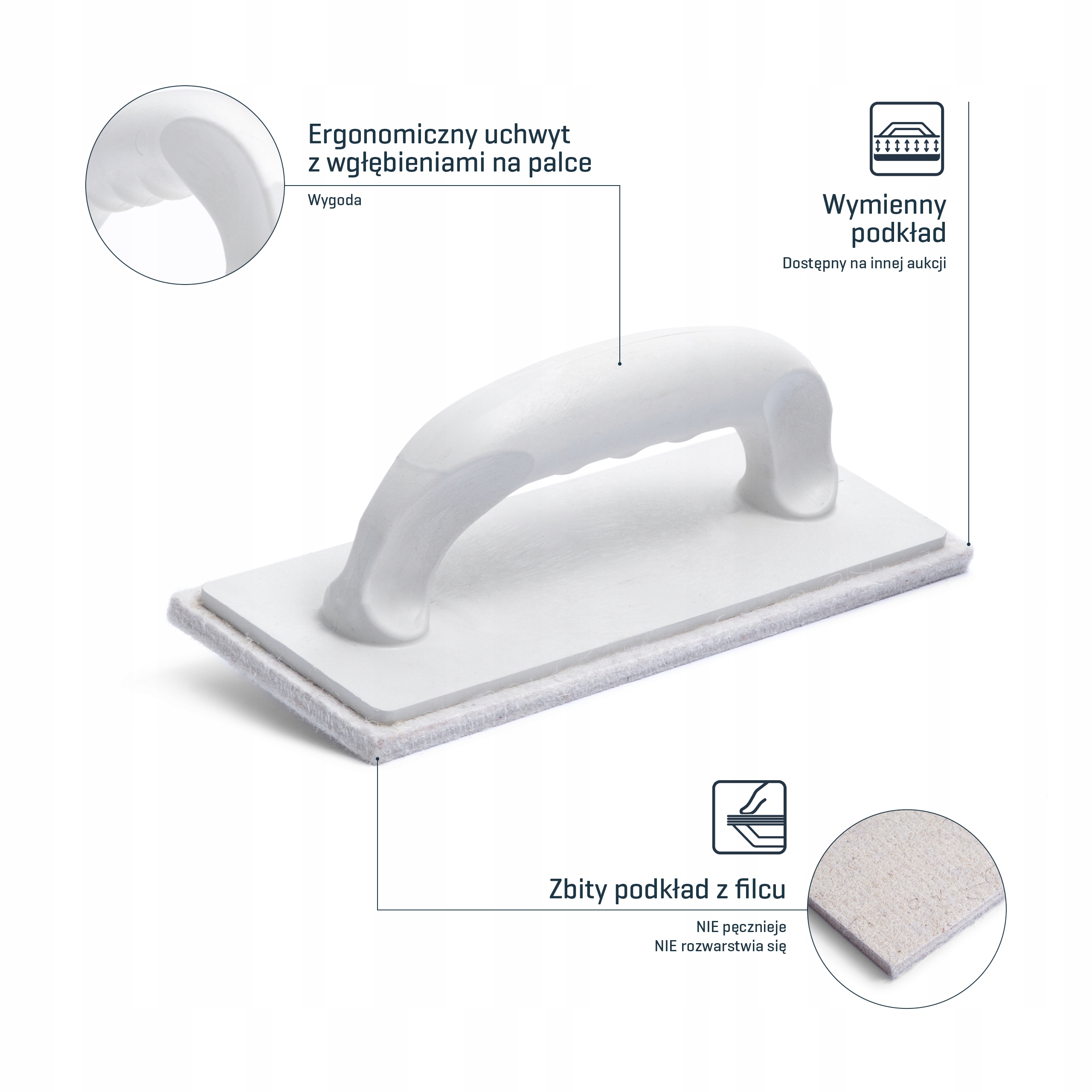 COMENSAL Paca M FILC do zacierania i wygładzania Typ paca