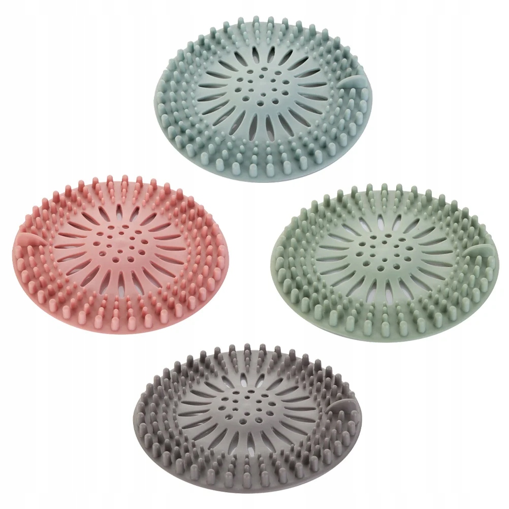 Toilet Lid Sticker Plug Floor Drain Cover 4 Pcs