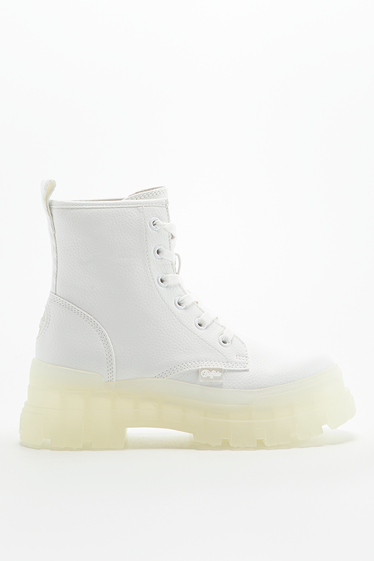 Dámské kotníkové boty na platformě Buffalo Aspha Rld Bootie Flat Im Nappa Whit 37