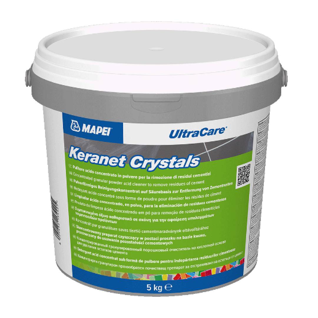 Levně Prostředek na odstraňování cementových spár z dlaždic Mapei Keranet Crystal 5 kg