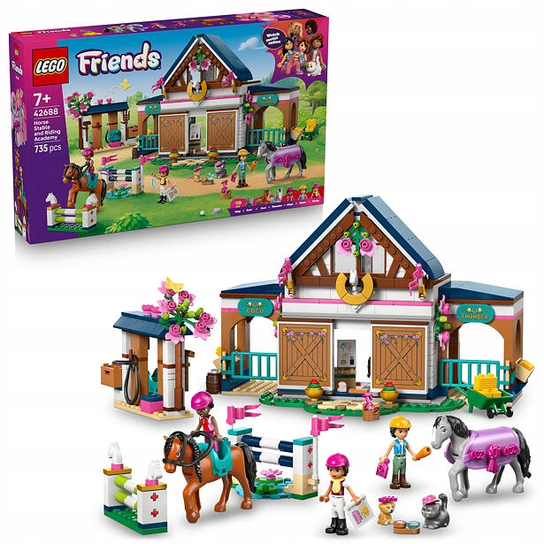 Lego Friends 42688 Koňská stáj a jezdecká akademie