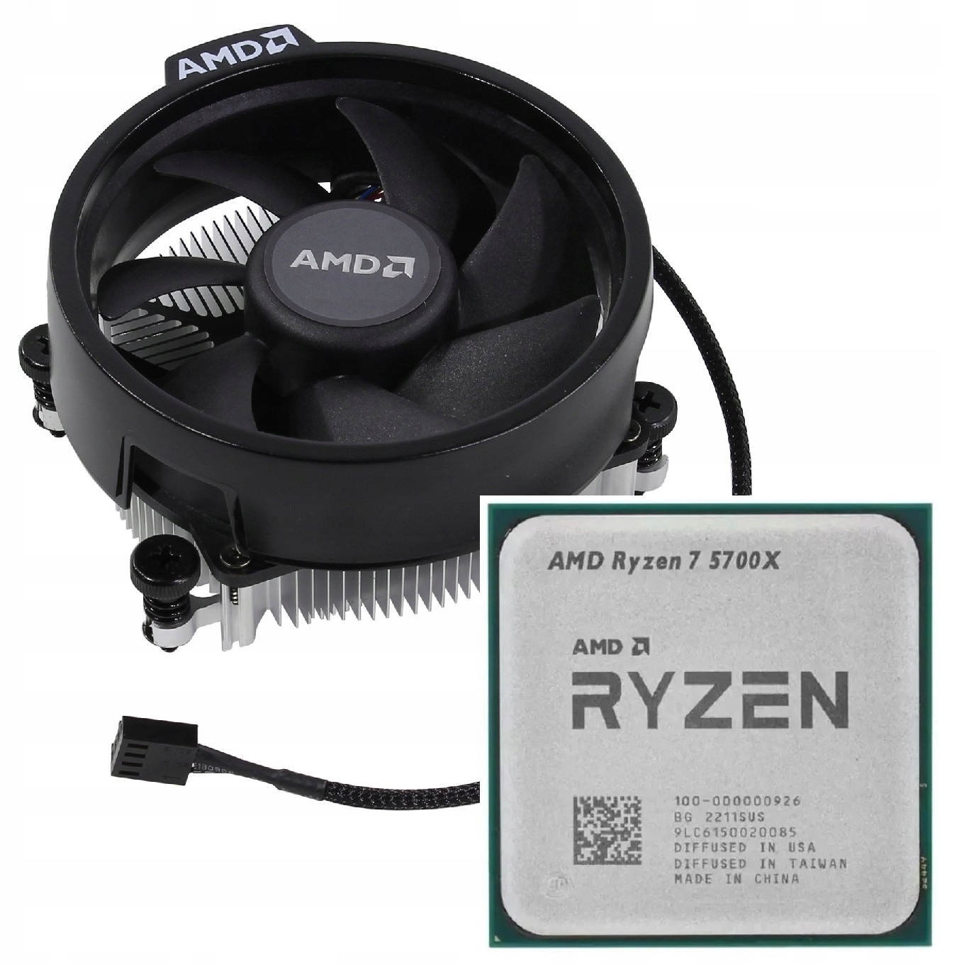 Procesor Amd Ryzen 7 5700X Oem Tray AM4 3.4GHz 32MB ventilátor Amd