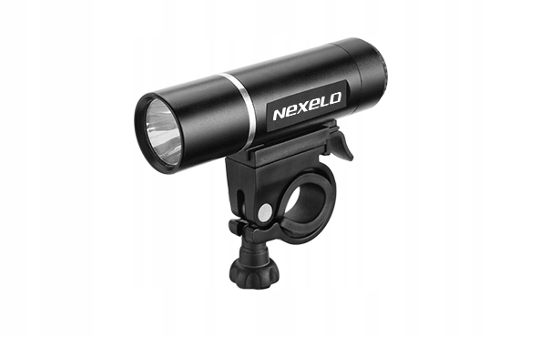 

Lampa przód 1LED 3W 2f alu wodoodporna +baterie