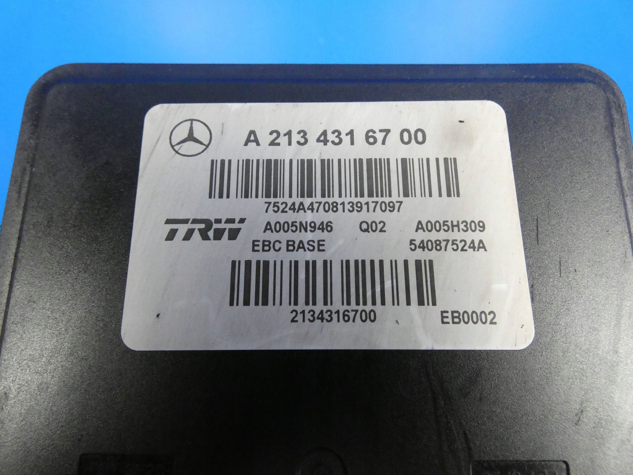 MERCEDES E KLASA W213 C W205 Pompa Centralina modulo ABS