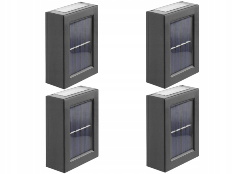 4x Led fasádní lampa Solar Senzor Den/Noc