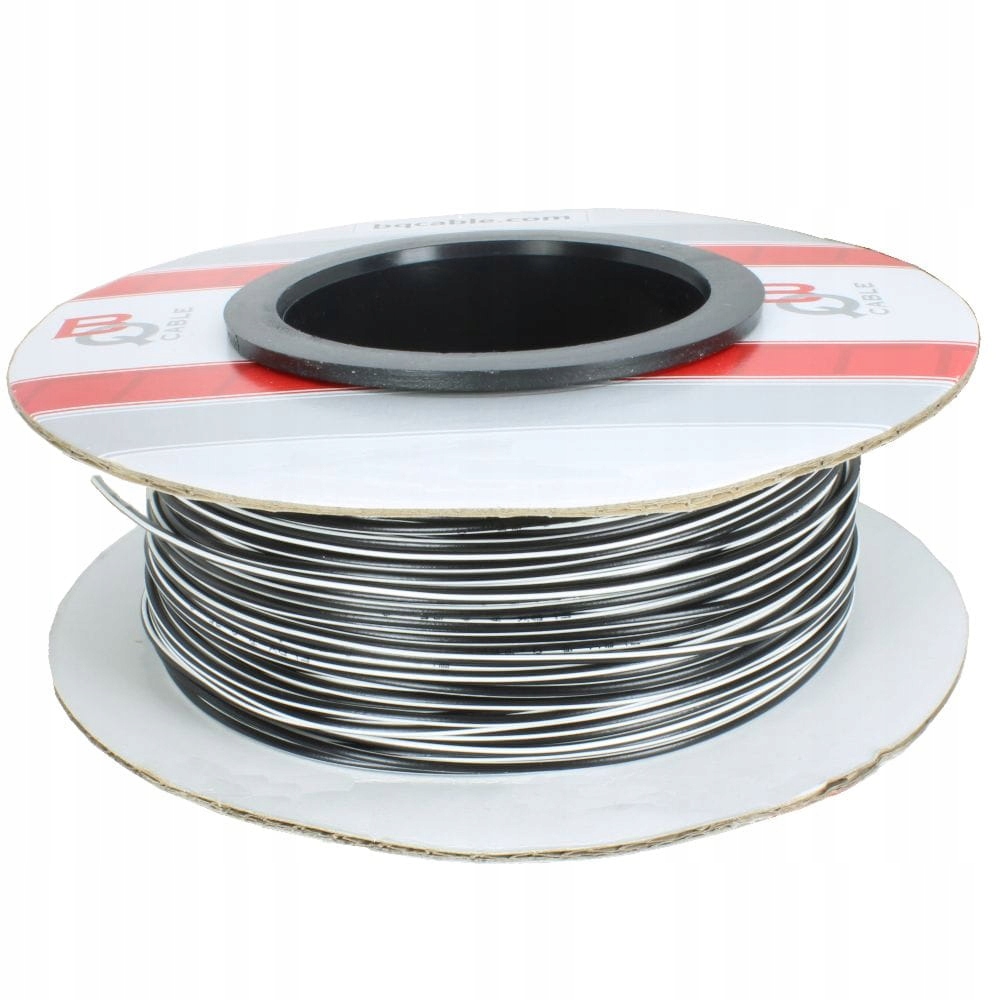 Kábel Flry-b 0,75 mm² (cievka 100 metrov) čiernobiely