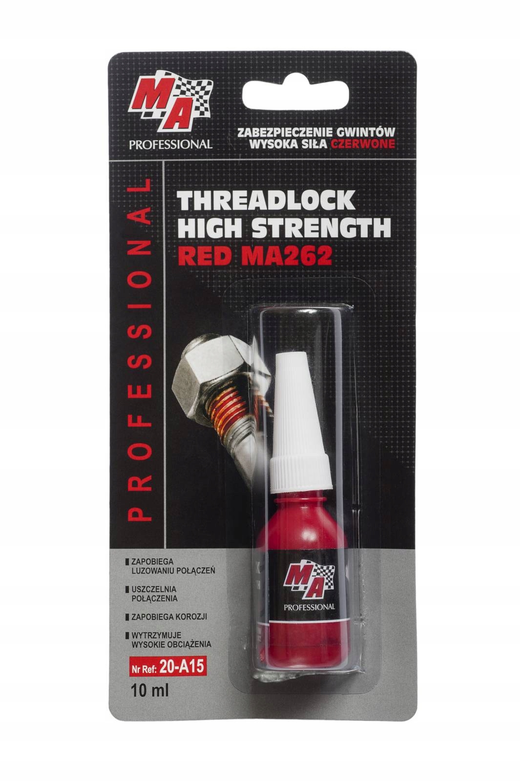 

Środek Do Gwintów Czerwony Duża Siła 10ML