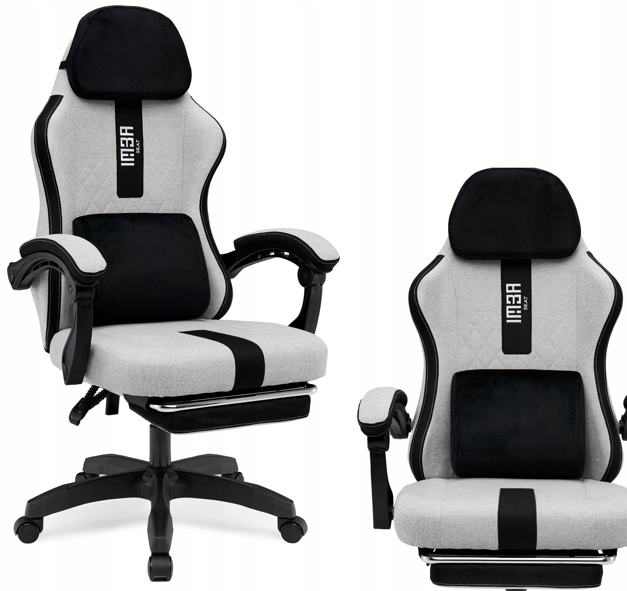 Игровой стул IMBA Seat Ranger ткань серый