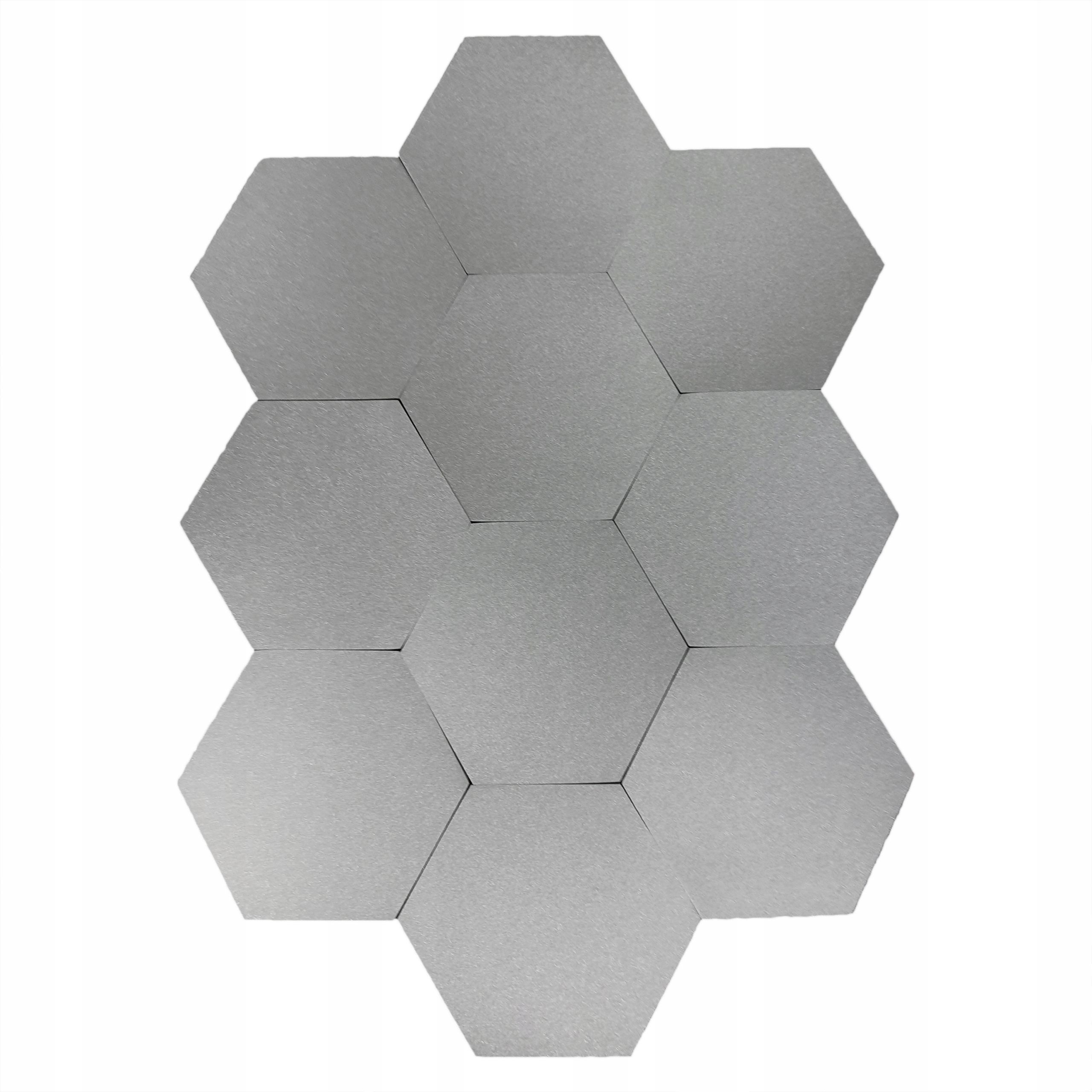 Akustické panely Šestiúhelník Set 10 ks panelů 3 cm x 43,5 x 50 cm Panel