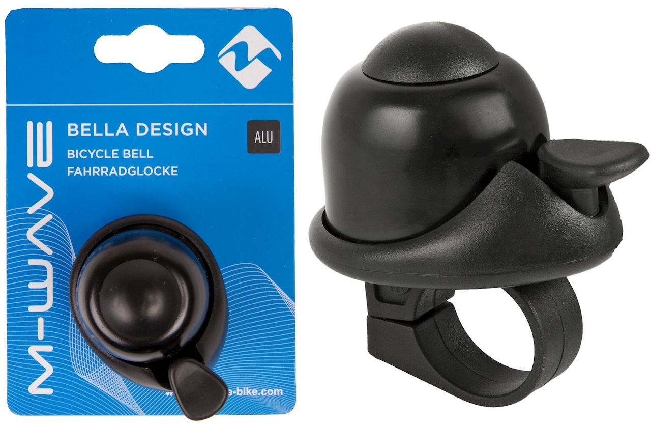 Dzwonek rowerowy czarny 36 mm M-wave Bella Design black