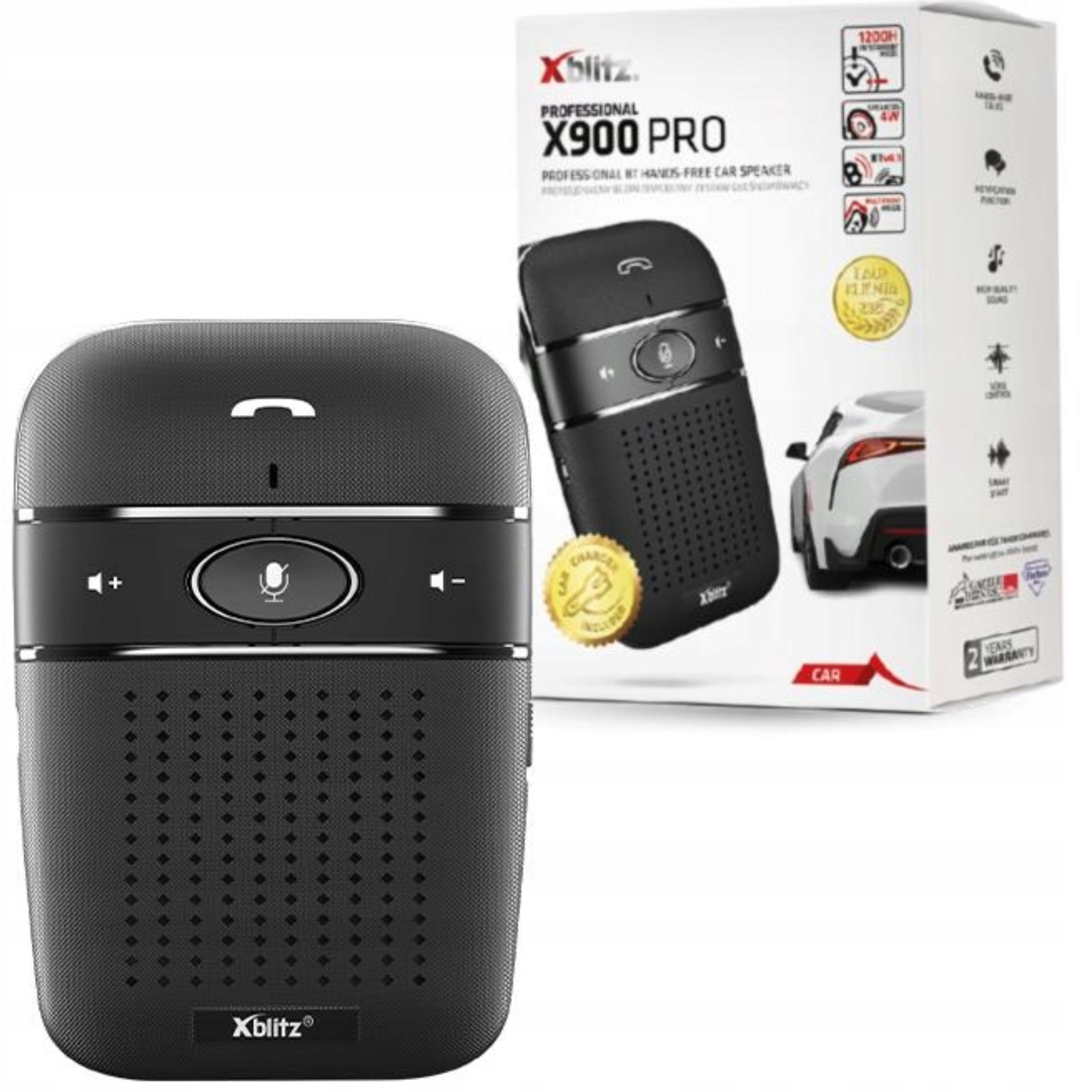 

Zestaw Głośnomówiący Xblitz X900 Pro Bluetooth 5.0