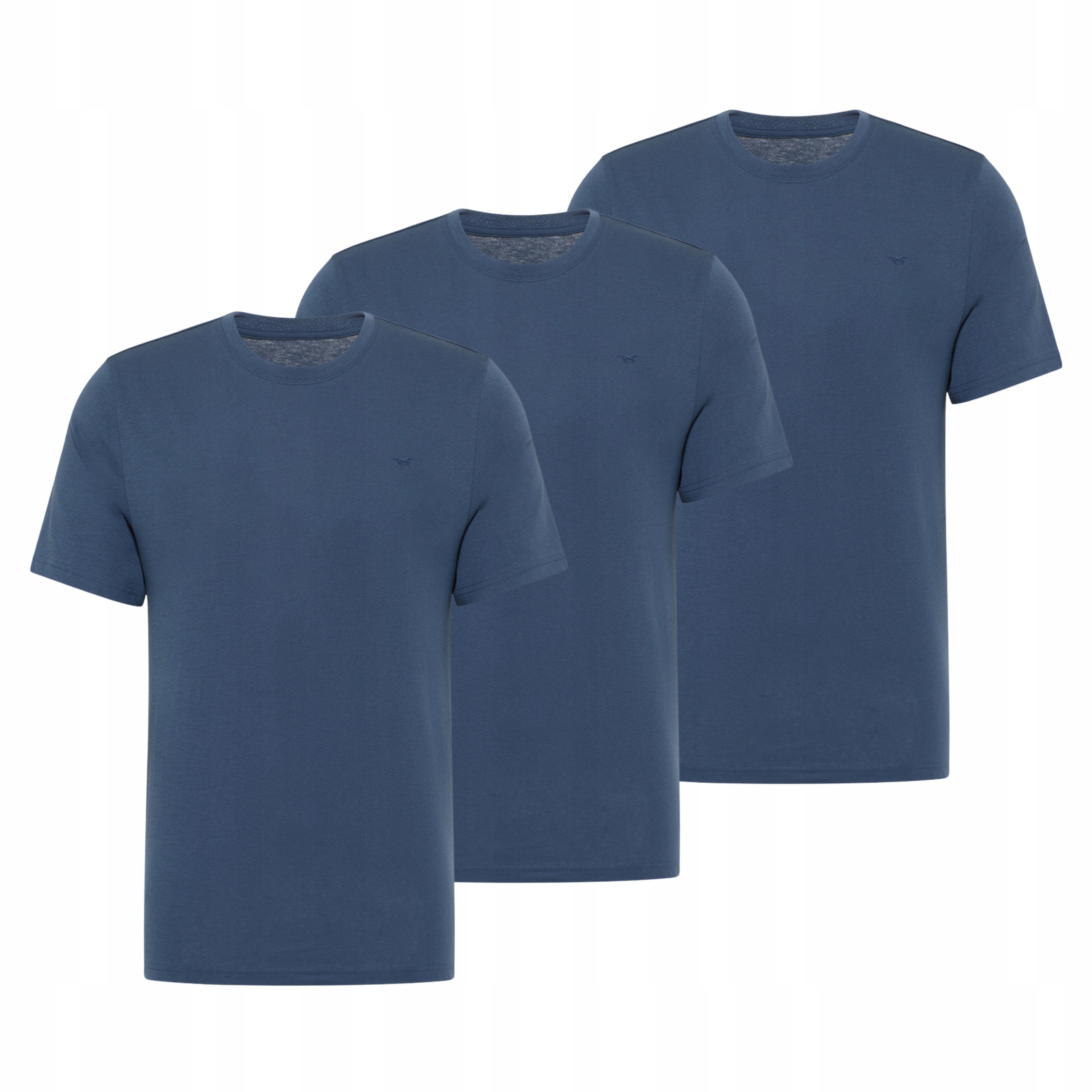 3Pak Tričko Mustang Style Alex Tmavě modrá 4136 4XL