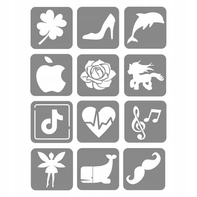 

Szablony Do Tatuaży Brokatowych Dziewczynki Mały 2