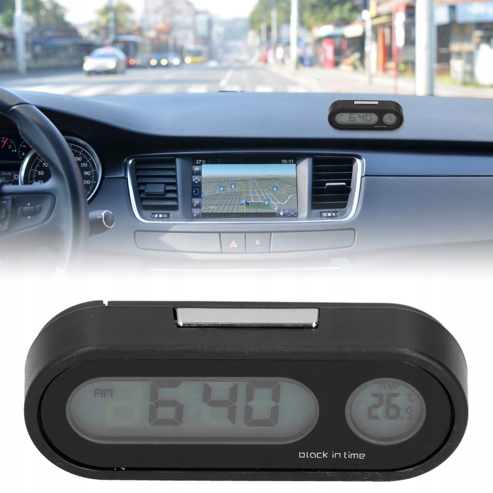 TERMOMETR SAMOCHODOWY WEWNĘTRZNY ZEWNĘTRZNY Marka Inna